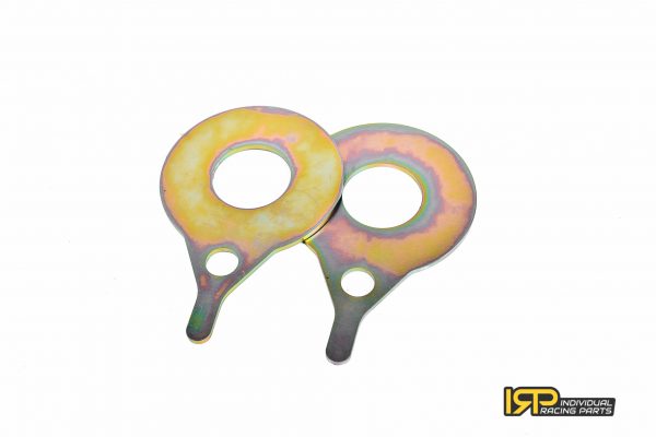 Rear trailing arm reinforcement plates for coilover spring BMW E46 001